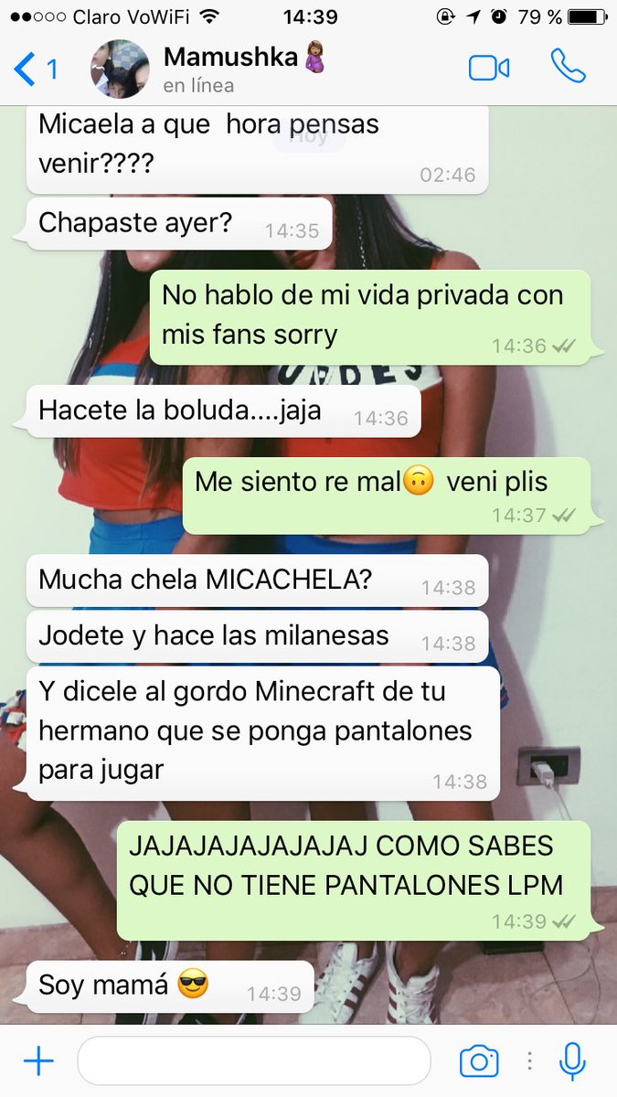 MicuLedesma9's tweet photo. Nose que pensar https://t.co/BETLXpUnCS
