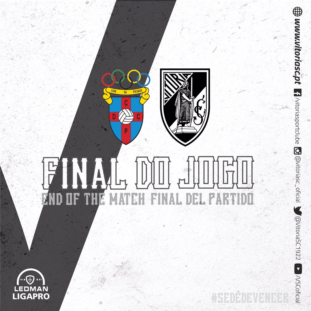 VitoriaSC1922's tweet photo. #Conquistadores triunfam na Cova da Piedade! 🙌🏼👏🏻✌🏼
Cova da Piedade 0-1 Vitória SC

#SedeDeVencer #CDCPxVSC #LedmanLigaPro https://t.co/Jl8l72ScCz