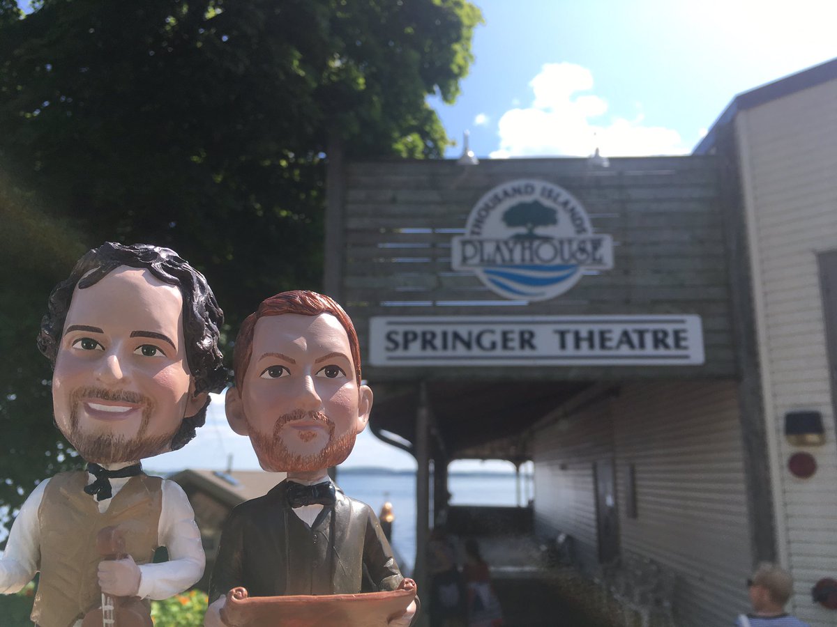 SNColour's tweet photo. @HaysamKadri &amp; @karlhsine are super excited to take in a 5 actor version of Comedy of Errors @TIPlayhouse https://t.co/JMNpwXrx5h