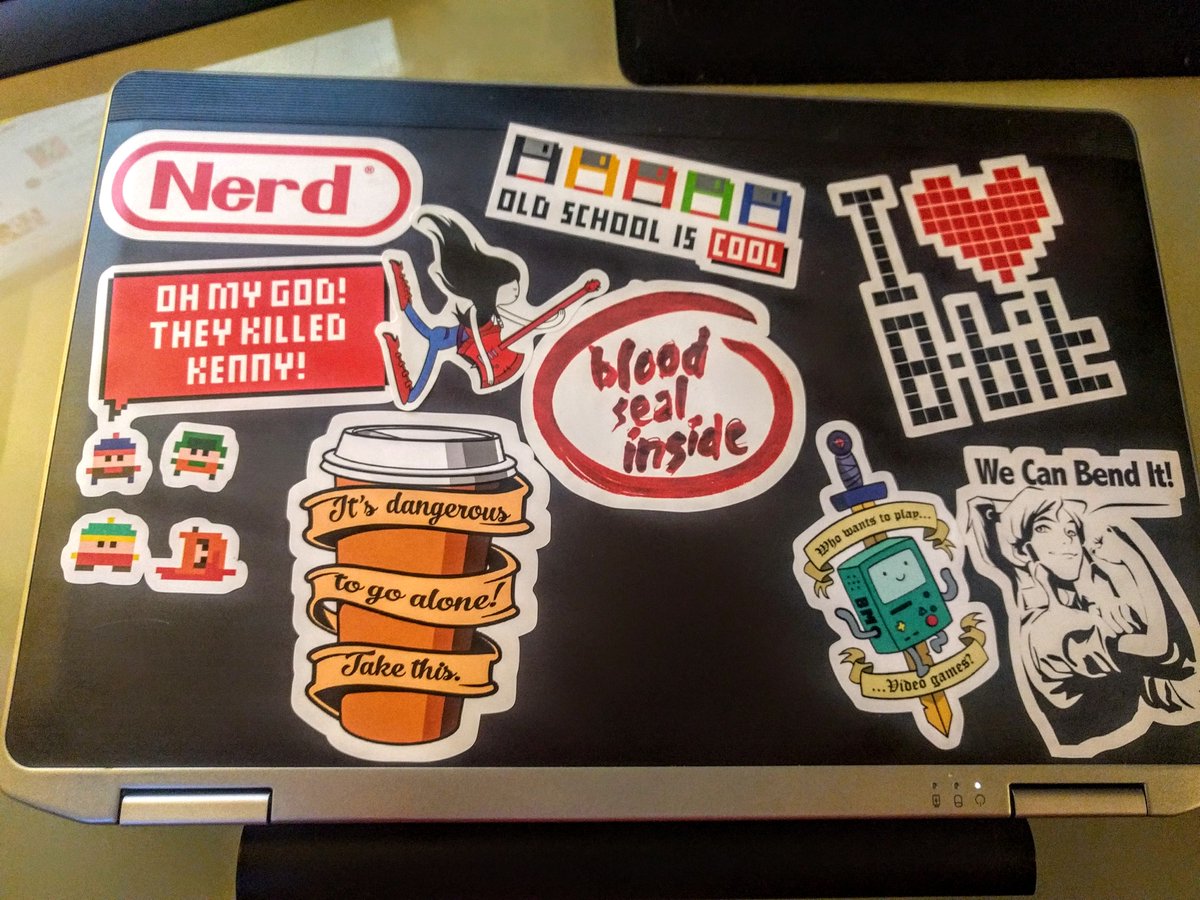 thePipparazzi's tweet photo. New convention notebook is ready #photoshop and #lightroom installed and pimpt #sticker #notebooksticker ๐ https://t.co/la0DN2ohzt