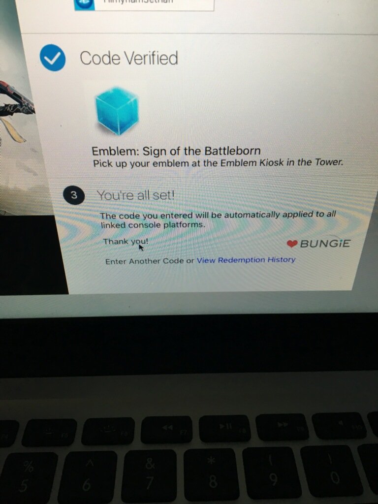 Shout out to <a href="/floory565/">floory565</a> for the hookup with this #SignoftheBattleborn Emblem for #Destiny. Love it!