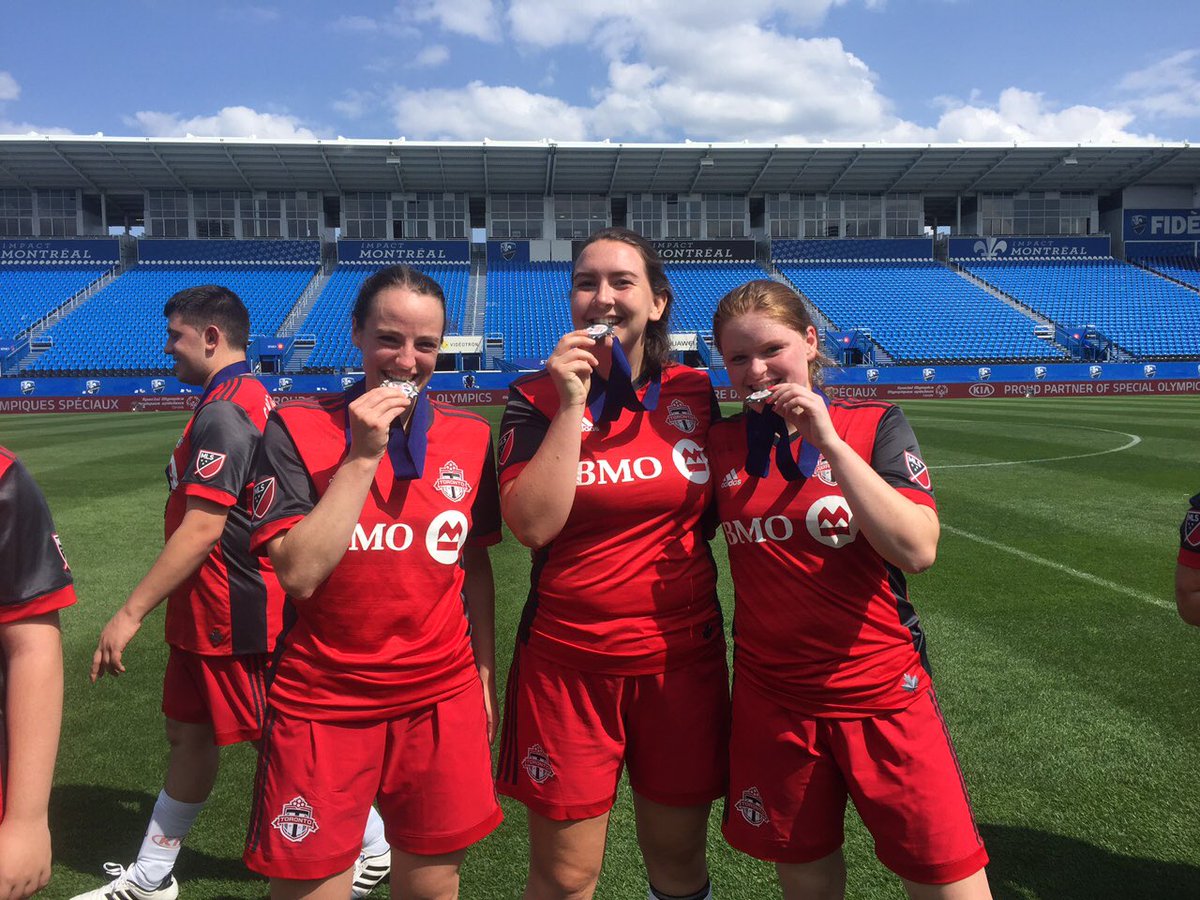 TorontoFC's tweet image. The match ends 2-2 in Montreal between the two @CanadaSpecialO Unified Squads.  Thanks again to @KiaCanada for thier support!