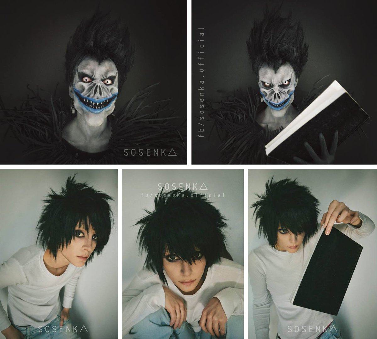 Sosenka Official Me As Ryuk L Deathnote Manga Anime Cosplay Makeup T Co Hxkris2qxf Feel Free To Share