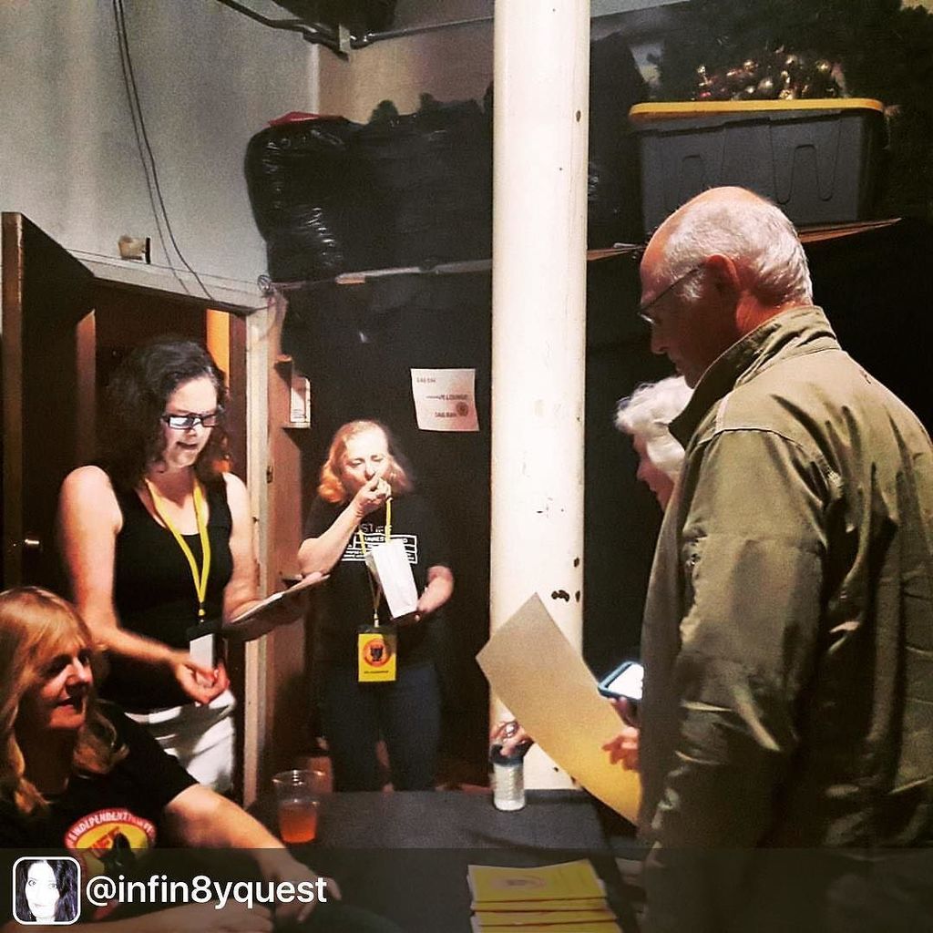 STIFFestival's tweet photo. The glue keeping STIFF afloat; @wengen812 's final rundown moments b4 opening doors #stiff2017 #womeninfilm #transmedia #redcarpet #entrep… https://t.co/vzcBMgF2OY