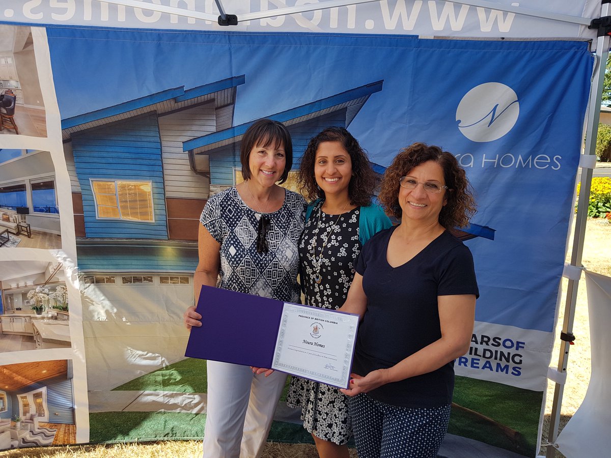 joan_isaacs's tweet photo. Congratulations on 25 years to #Coquitlam family business @TeamNoura  🏡 celebrating today at Mundy Park till 4 pm  🎉🎂 https://t.co/KqMKZHr4iX