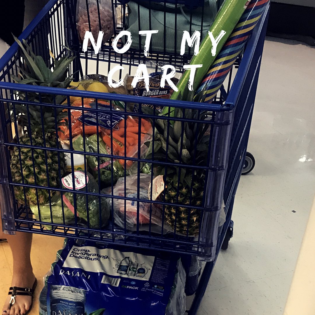 BakinItSo's tweet photo. When grocery #shopping makes you rethink your #life choices. https://t.co/S5uAs1IAV5