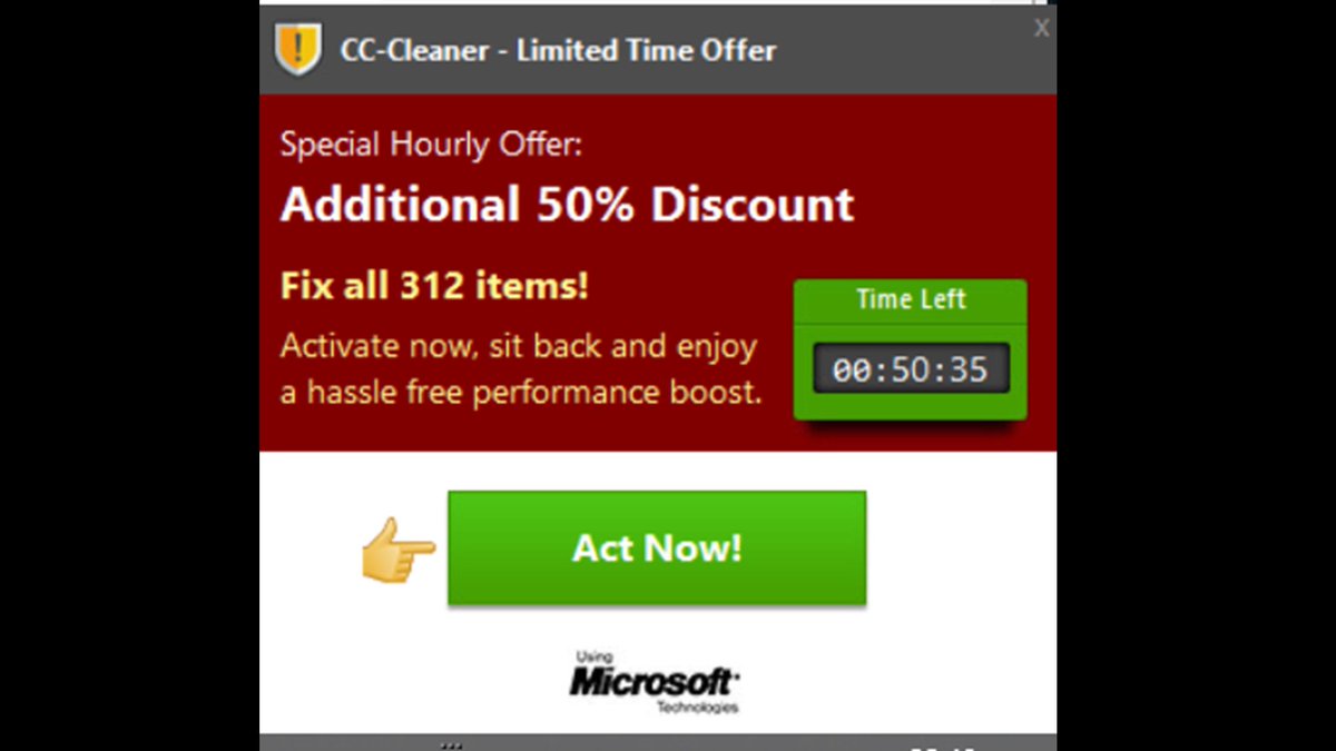 KenBromfield1's tweet image. @piriform 
What ever you do, don't open any invitation to #CCCleaner,  They will put infuriating permanent adware onto your system. Plse RT