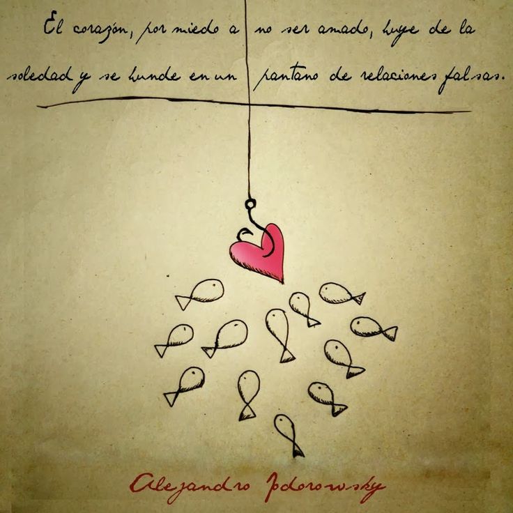 alejodorowsky's tweet image. El corazón, por miedo a no ser amado, huye de la soledad y se hunde en un pantano de relaciones falsas.