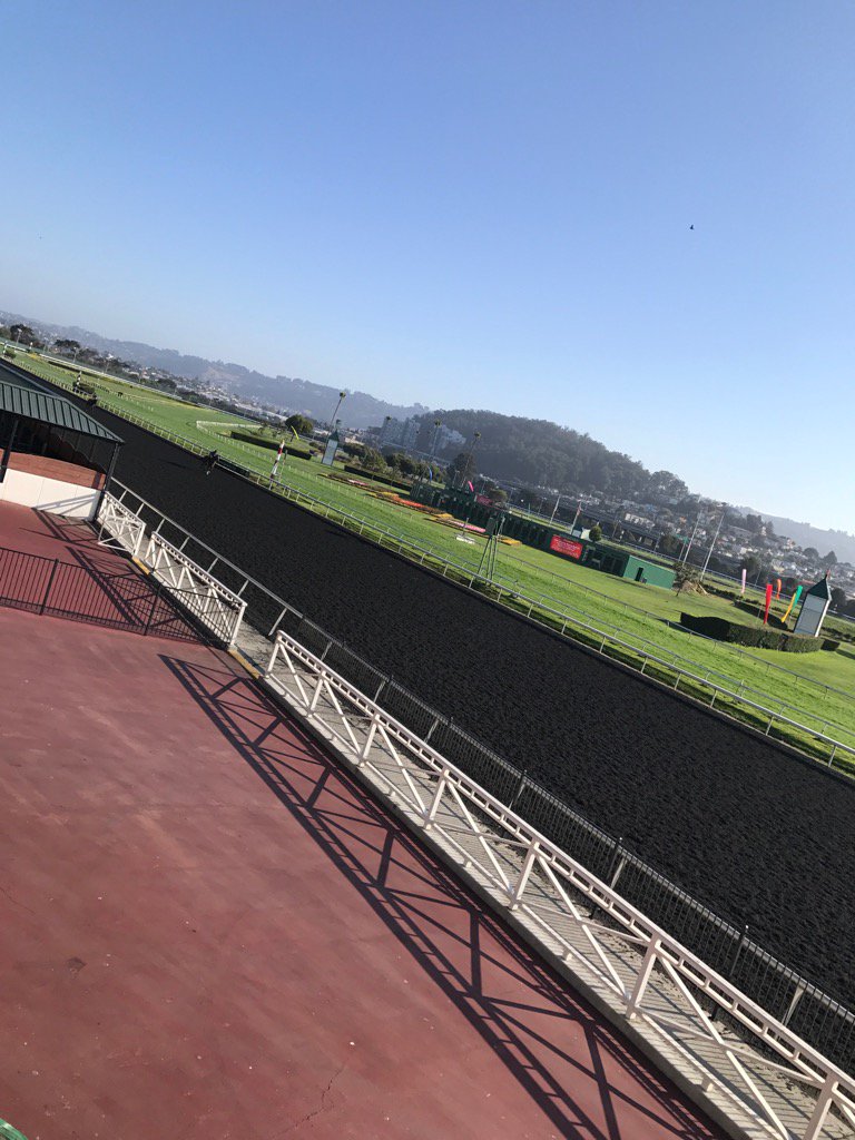 It's a beautiful day at Golden Gate Fields