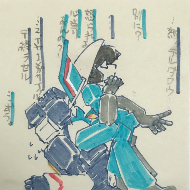 ranchaone's tweet photo. そういえば私には付箋があるジャマイカ というわけで #今日の音波サンクラ #leftylettering なので読みにくい台詞。
”…怒ッテルダロウ”
”別に?”
”……”
”怒られる心当たりあんの?”
”…2、イヤ1メガサイクル デ終ワラセル"
”おう” https://t.co/xwiYcMpSvI