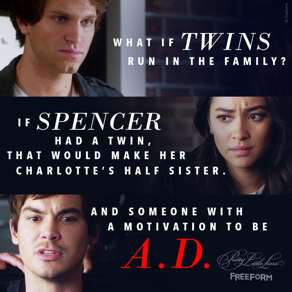PLLonMax's tweet image. It’s a twins' thing. #PLLGameOver