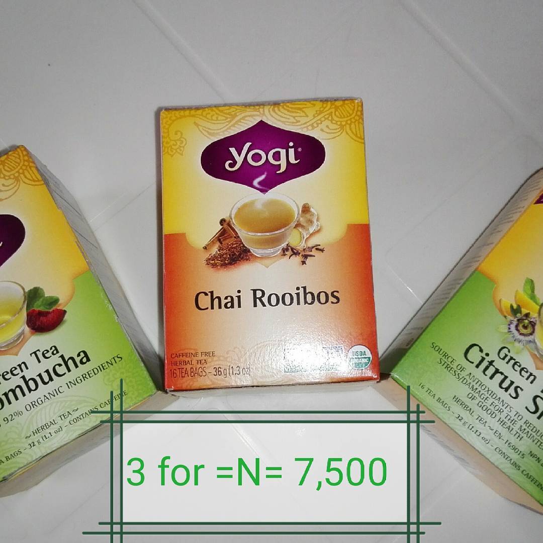 gracious_mi's tweet photo. Yogi Tea
All 3 for 7,500Naira
1.#Roobios #tea Regulates the storage of #fat by reducing… https://t.co/3VCmhfKxBh #weightloss #lifestyle https://t.co/Ju5bsegm6z