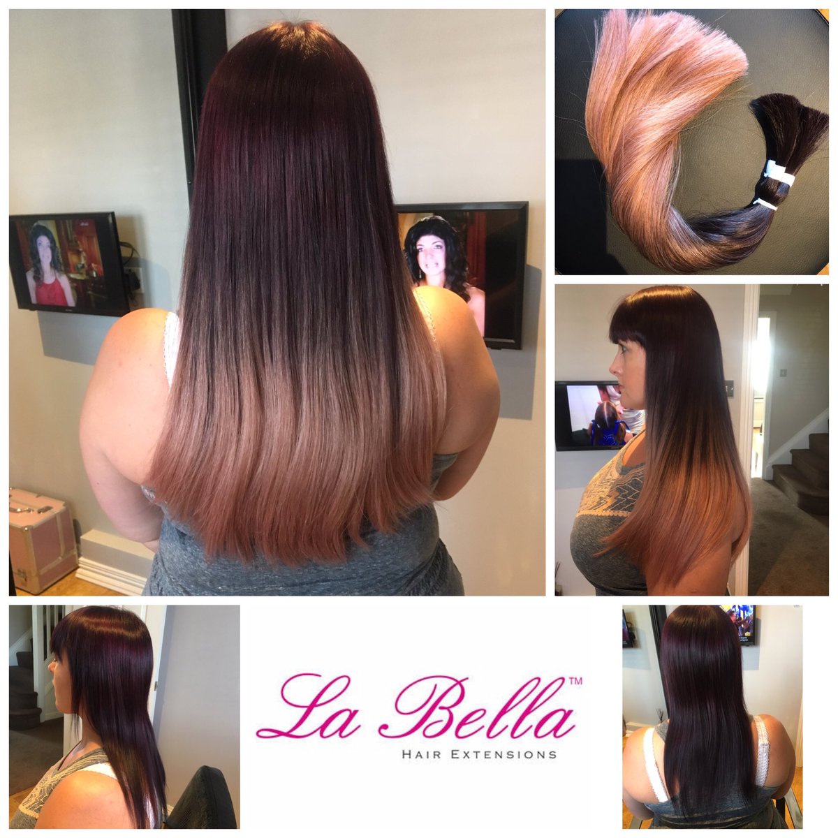 Labellahairext's tweet photo. 3/4 head 16" Rose Gold ombré extensions https://t.co/3FWAK4vWIU #rosegold #rosegoldhair #rosegoldhairextensions https://t.co/daisGenprU