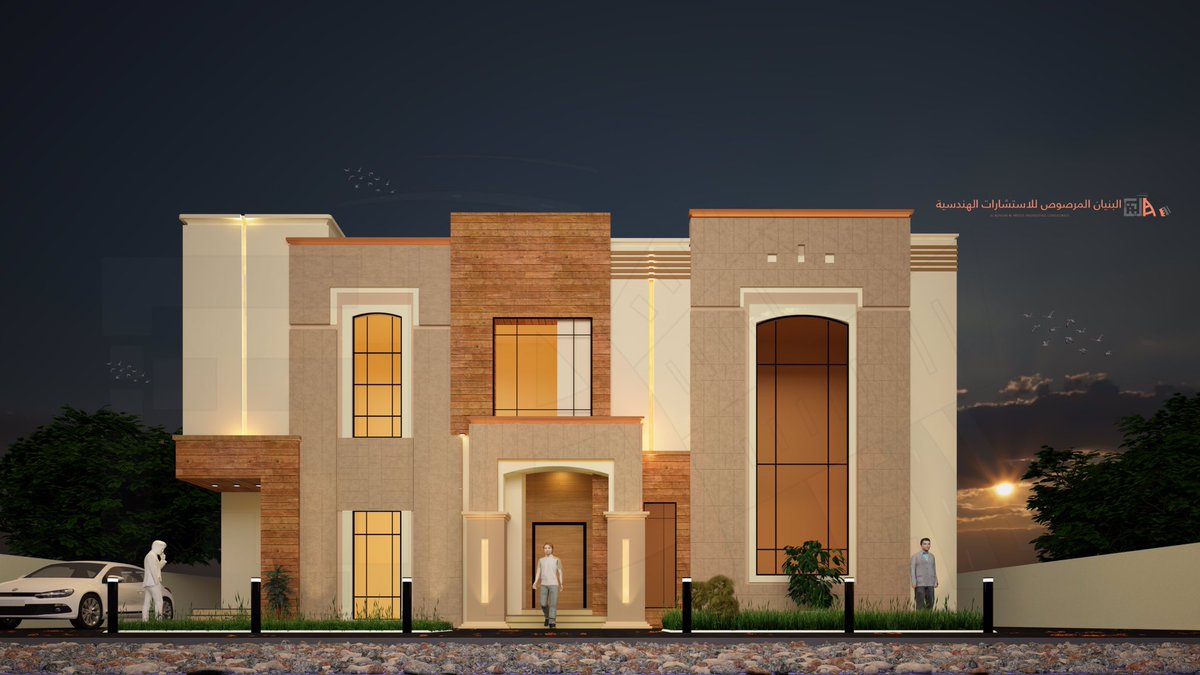 البنيان المرصوص للاستشارات الهندسية 
#productdesign#villas#building#industrialdesign #houses#style#house_exterior #home_facade #houses
