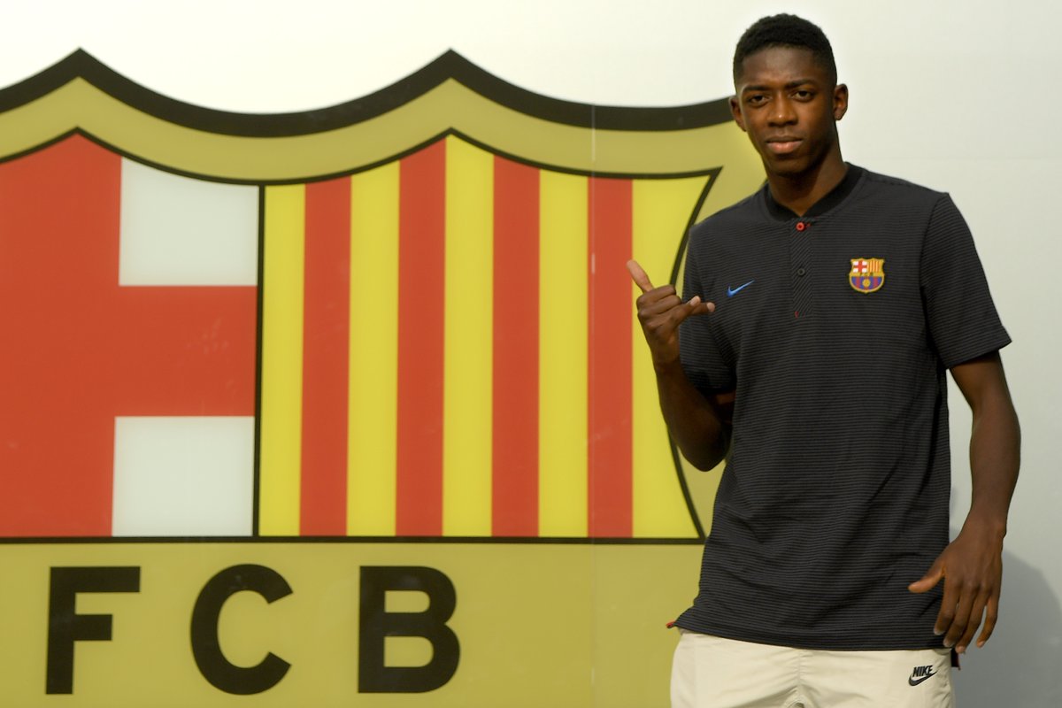 Gepresenteerd! #dembélé #barcelona #bvb #transfer