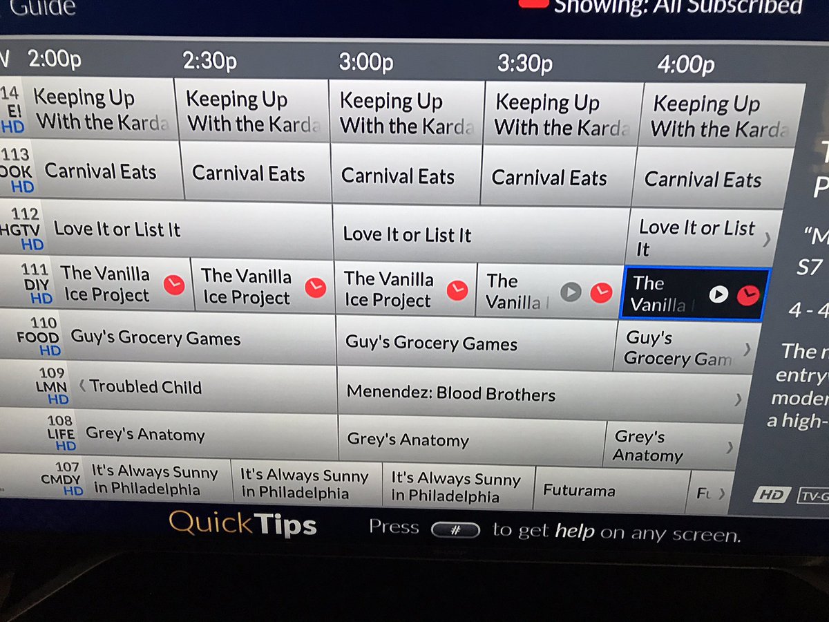 Yep...just set the DVR so I can get caught up!! <a href="/vanillaice/">Vanilla Ice</a> <a href="/DIYNetwork/">DIY Network</a>