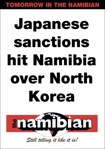 TheNamibian's tweet photo. Tomorrow in The Namibian... https://t.co/kOzm3ncTVA