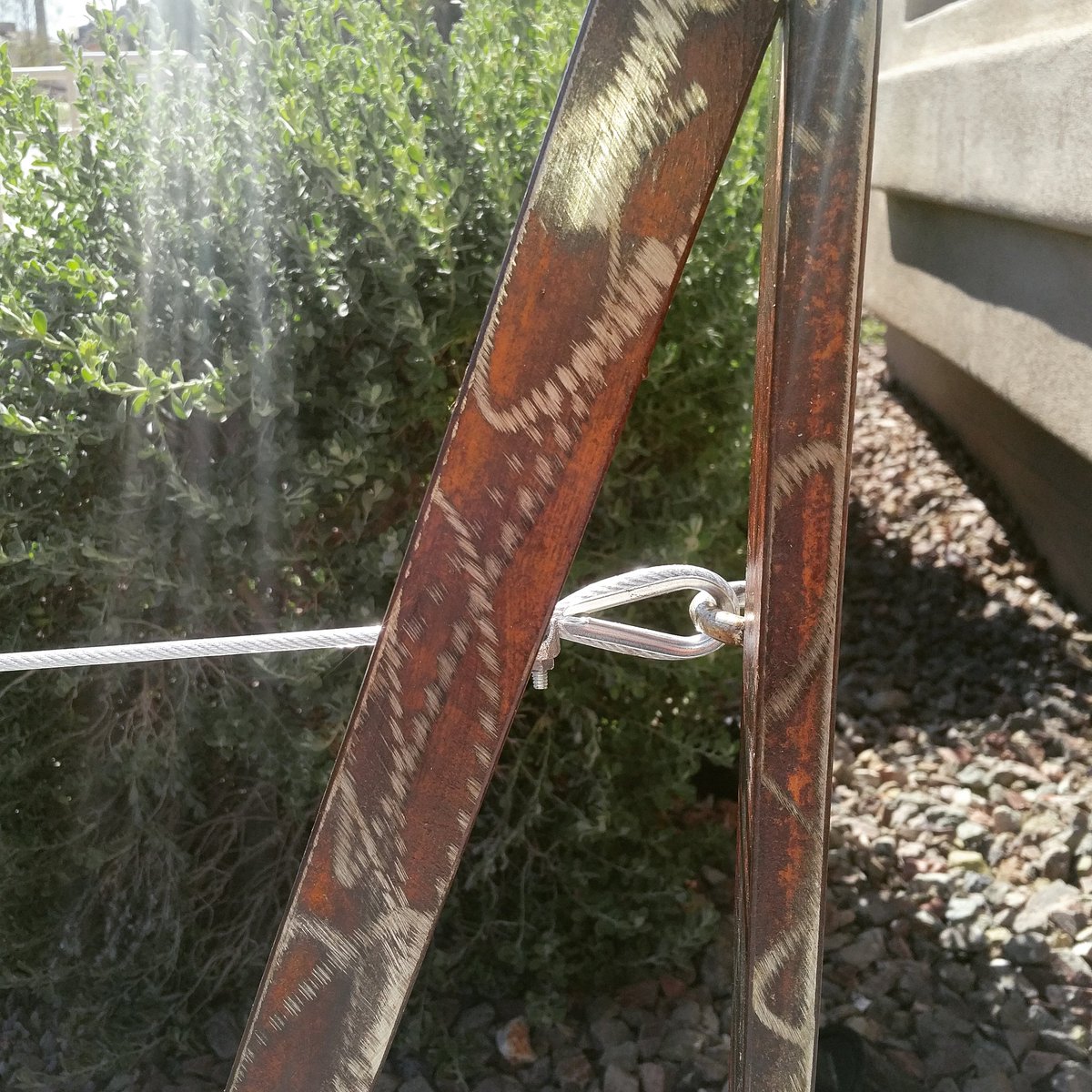 PARR33az's tweet photo. Custom cable  handrail. 
#parr33az #Sunnyslope #catchingup  #Goodyearforme https://t.co/azcT8QVgYZ