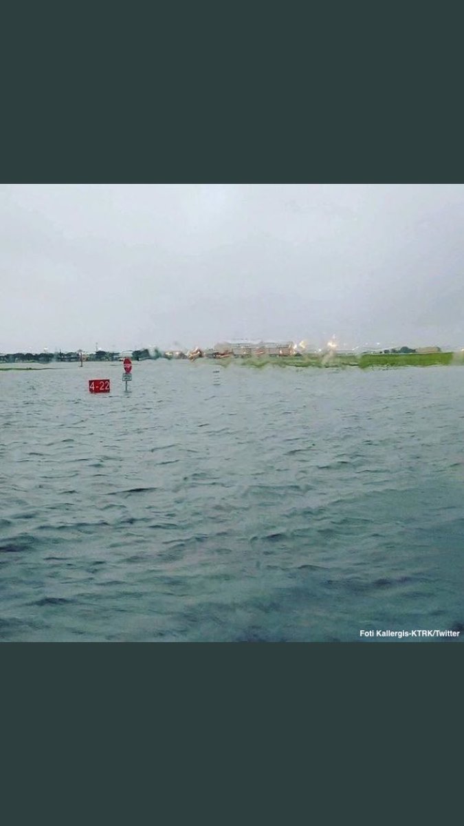 Futurebapilot's tweet image. Houston Hobby (KHOU). No longer an airport, now a harbour. Thanks to #hurricaneharvey