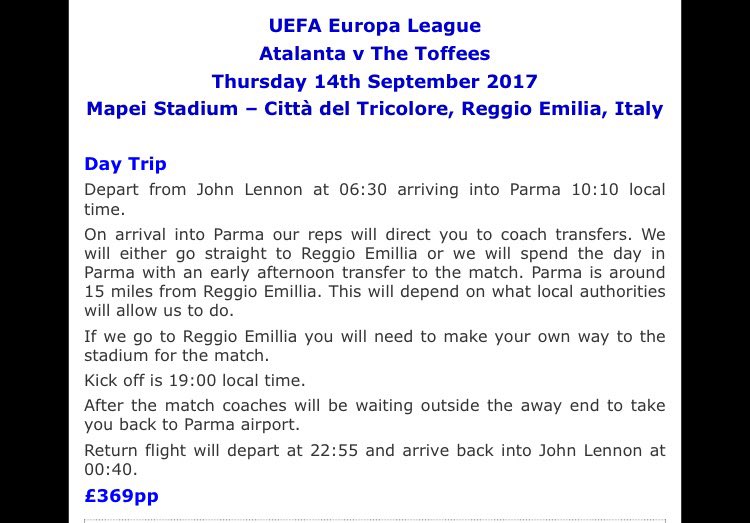 Toffees in Europe tweet media