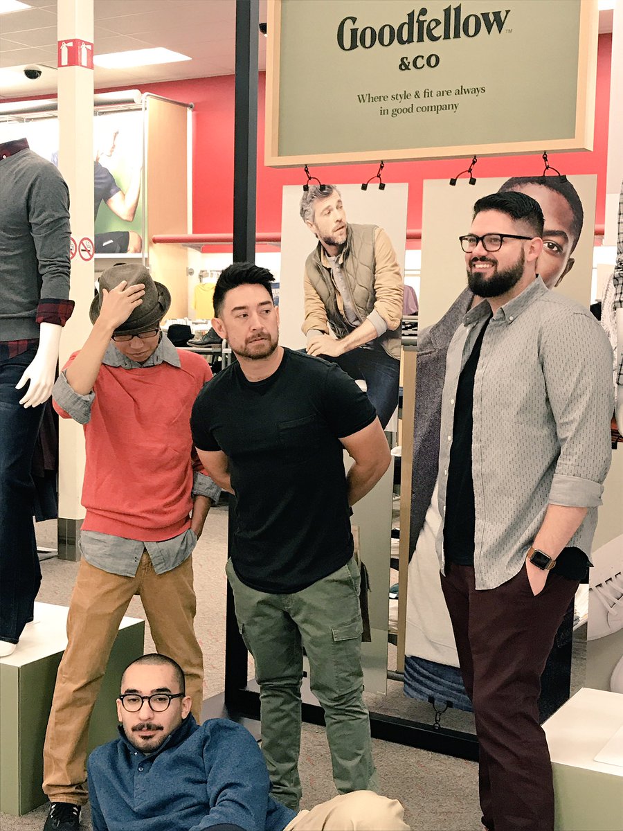 Having fun! Making sales!! #shoptarget #GoodFellow #menstyle