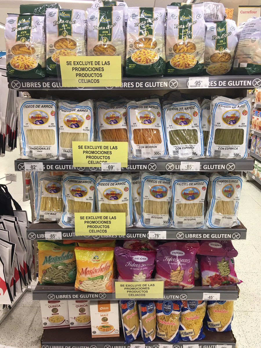 cómo puede ser que <a href="/carrefourarg/">Carrefour Argentina</a> discrimine a los celiacos en sus promociones? <a href="/asoc_celiaca_ar/">Asociación Celíaca Argentina</a> <a href="/MLLeguizamon/">M. Laura Leguizamón</a> <a href="/BAconsumidor/">DefensaAlConsumidor</a>
