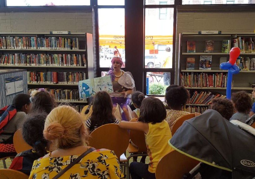 QPLNYC's tweet photo. Thank you to our #library #mermaid for a great #Storytime! #PeninsulaLibrary #QLeveryone https://t.co/CY0pFrY6Ha