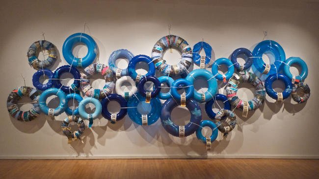 Scherezade Garcia's "In My Floating World, Landscape of Paradise"