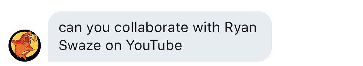 RyanSwaze's tweet photo. This has to be the best DM I've ever received 😅 https://t.co/2kxcpGtlX6