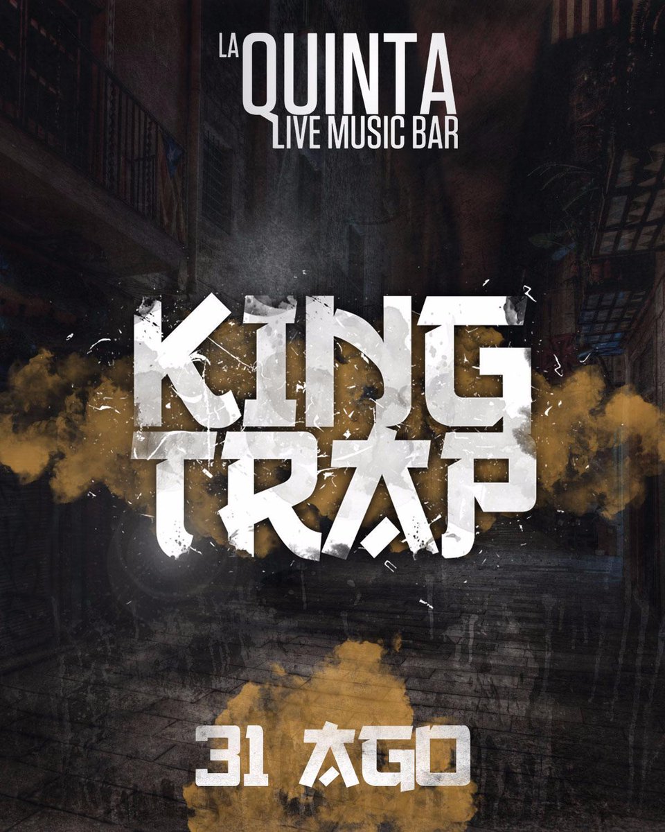 laQuintabart's tweet photo. Este jueves 31/AGO vuelven tus noches de #KINGTRAP @kingtrapvzla en #LAQUINTA 100% TALENTO NACIONAL!! #laquintalivemusicbar https://t.co/5TsqeZIwEC