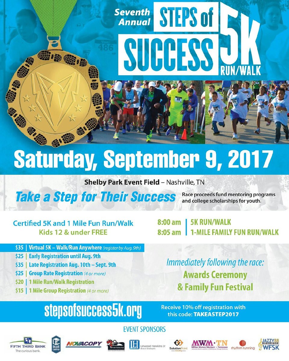 Tie_my_knot's tweet photo. Join us #teamtie-my-knot as we run the #stepsofsuccess5k! #Run anywhere in the world! We will be in #Nashville! How about you? #tiemyknot https://t.co/0XpSTzGgYQ