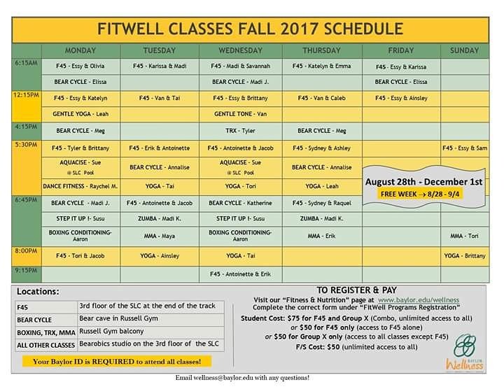 Baylor FitWell tweet media