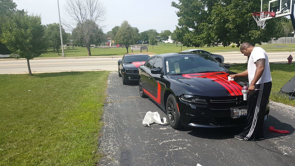 MrBroadway91's tweet image. New Vinyl For The Hood, Not Done Yet #DodgeGang #Mopar #MoparCustoms