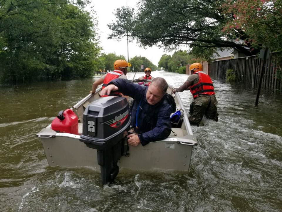 PiKappaPhi's tweet photo. Shout out to @RandyStillinger, Zeta Gamma (@UNDPiKapp), who is assisting those affected by #HurricaneHarvey w/ @TexasGuard. https://t.co/ROTlJV7NtI