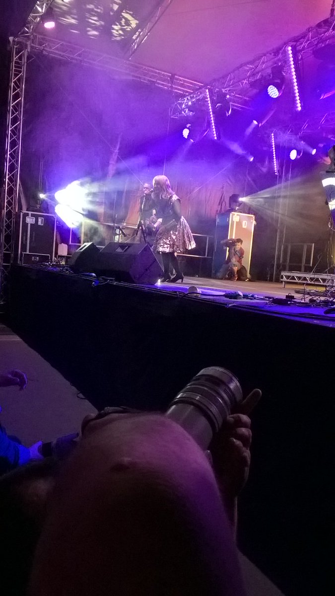 No need for introduction - this  is Toyah live on stage at Dover Music Festival