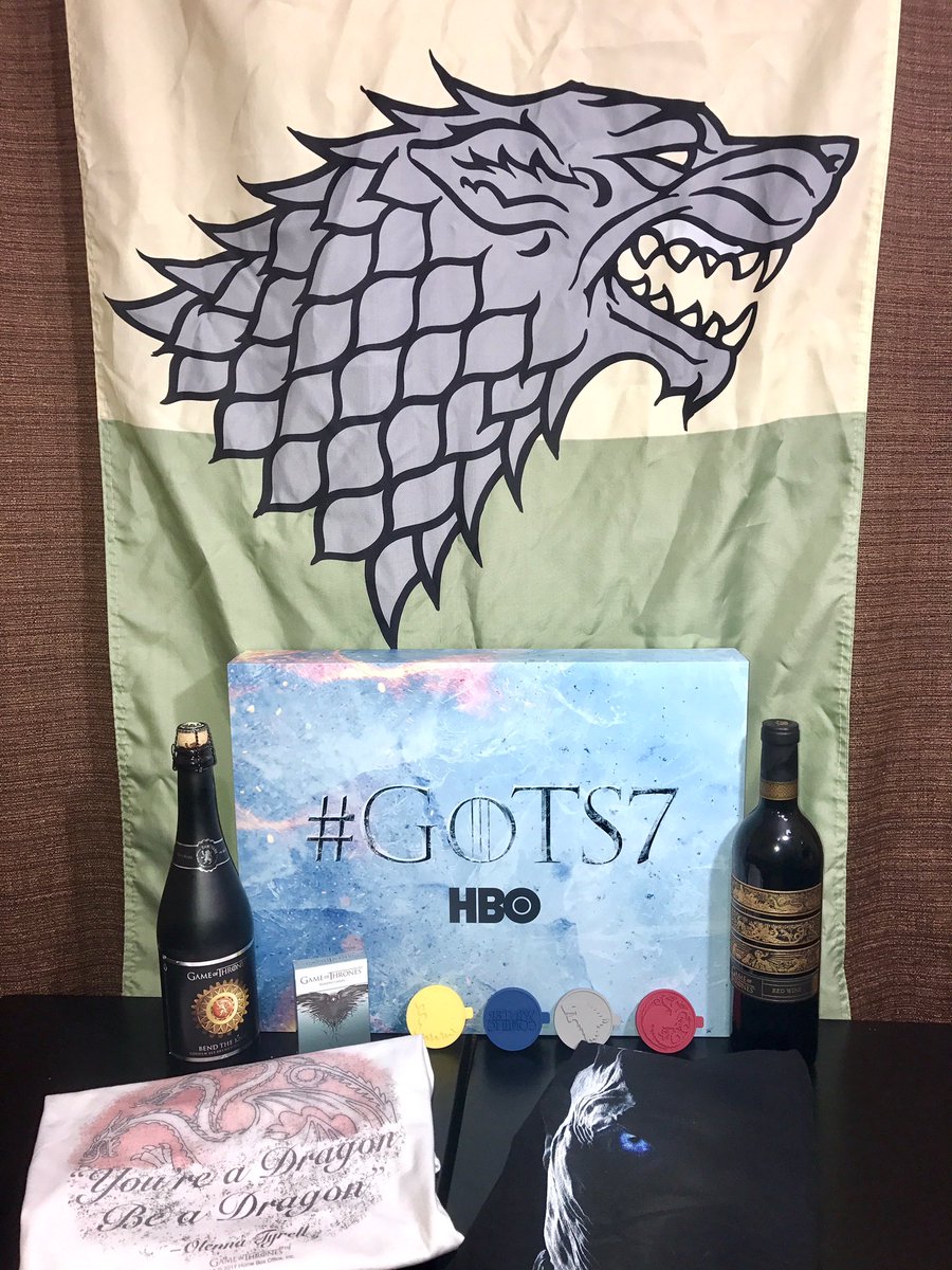 JustinB59006006's tweet photo. Just received my Game of Thrones gift-package! Thanks @HBO! Get all your #GoTS7 items here: https://t.co/3c67wROqGm
