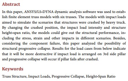 Scirp_Papers's tweet image. Effects of Impact Loads on Mechanical Performance for Truss Structure #ProgressiveCollapse #HeightSpanRatio More @ mrw.so/zjnQ4