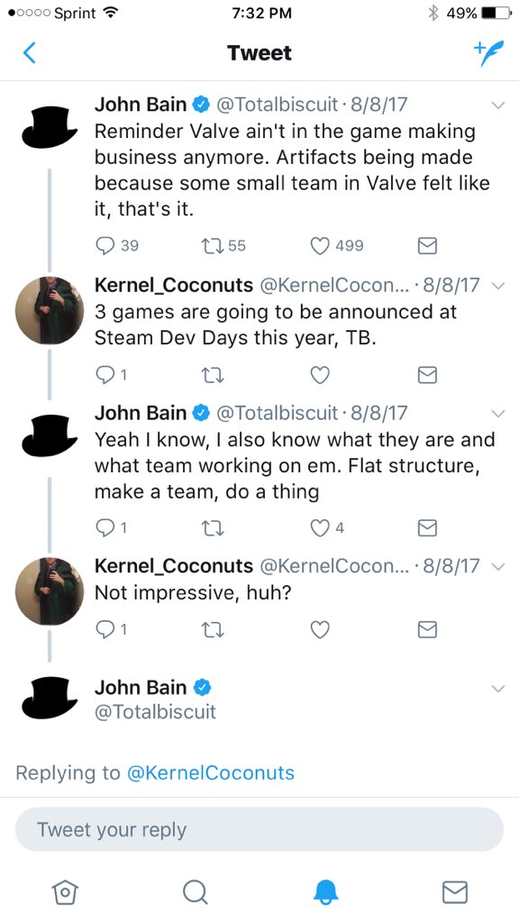 Tyler_McV's tweet photo. @Fr0z3nR These are the Tweets from @KernelCoconuts 
These VR titles may just be cashgrabs in a different way, using the IP for sales. https://t.co/4cwnkH1033