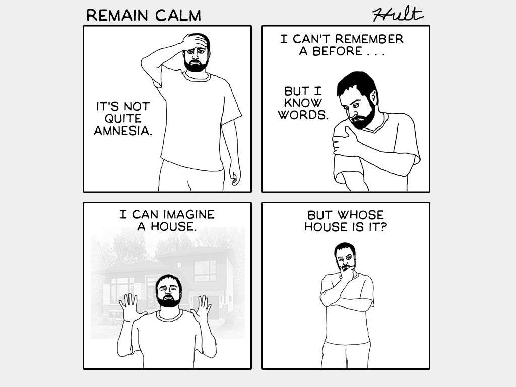 RemainCalmComic's tweet image. Remain Calm #5. Whose house? #webcomics #comics #cartoons #art #illustrations