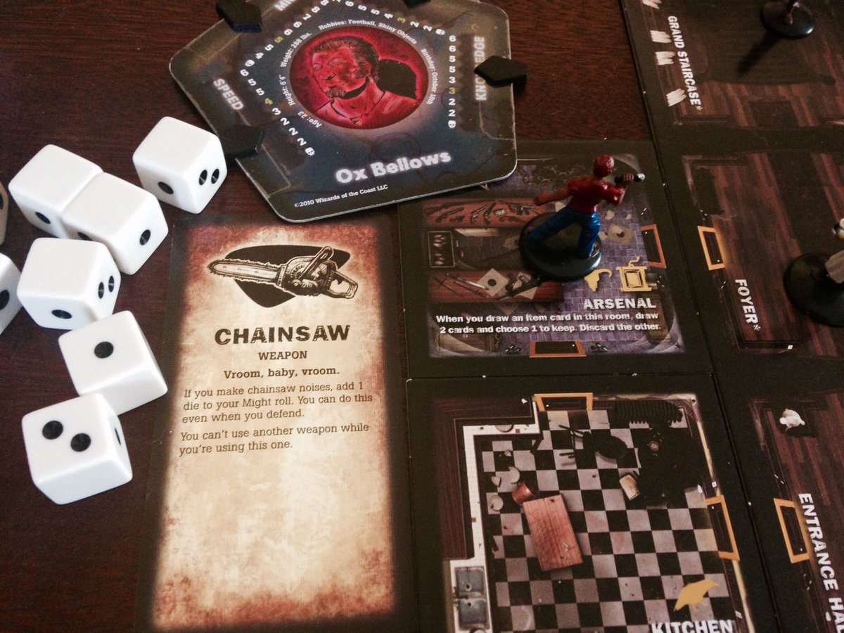 BrothersTesla's tweet photo. Keep on revvin' for Tobe Hooper. #BAHOTH #Betrayal #Horror #Boardgames https://t.co/PqPlRPmJ1E