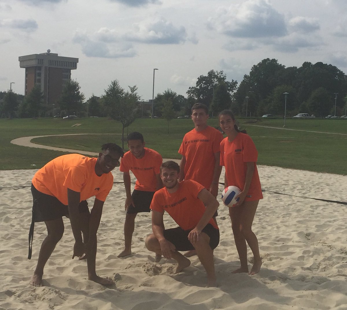 Warhawk Olympics 2017. Go Orange Team! <a href="/AUMathletics/">AUM Athletics</a>