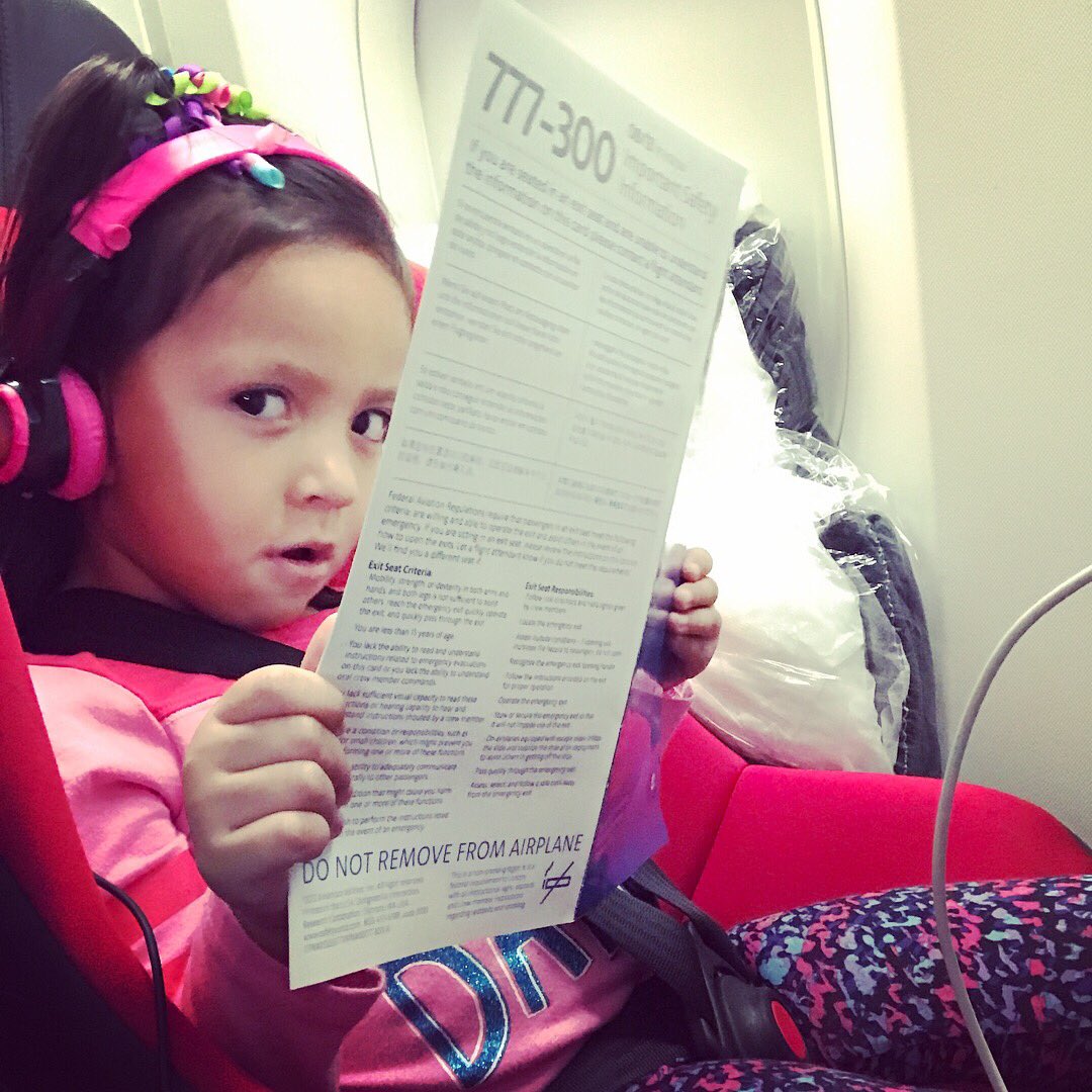 melindaann's tweet photo. This little one is about to rack up a few more miles with @AmericanAir #bestlittletraveler @monicoperez https://t.co/l4zEMZs3SF