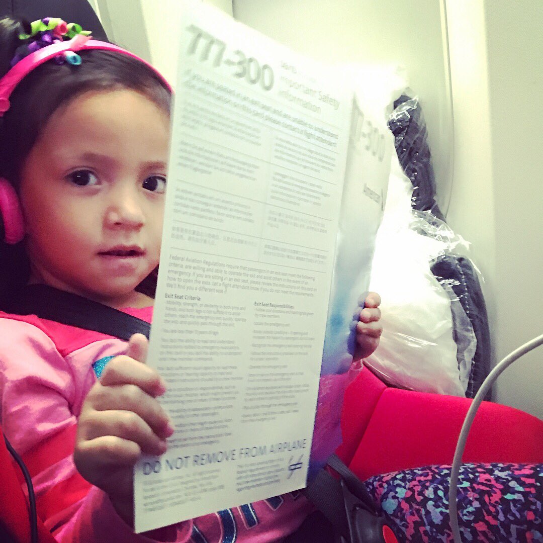 melindaann's tweet photo. This little one is about to rack up a few more miles with @AmericanAir #bestlittletraveler @monicoperez https://t.co/l4zEMZs3SF