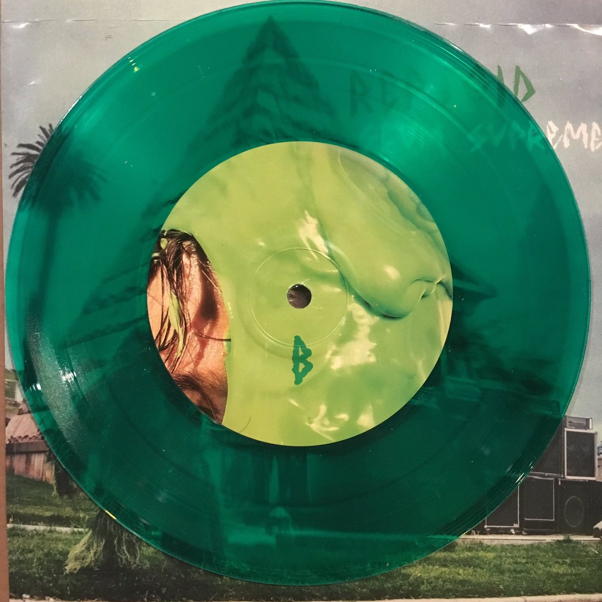 SCUM SUPREME VINYL HAS ARRIVED. I JUST RECEIVED A SPECIAL SMALL PRESS FOR TOUR. THIS BATCH IS CLEAR GREEN WITH BLACK SMOKE. #vinyladdict