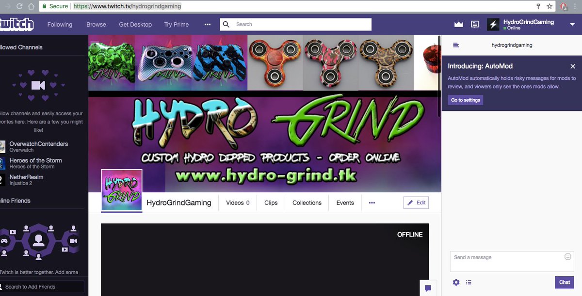 HydroGrind's tweet photo. ❗️📢Follow Hydro Grinds Gaming Twitch Channel -and stay tuned for competitions and giveaways https://t.co/QBmwquu4ve 🔥🎮#SupportSmallStreamers https://t.co/mFduG3FlE1