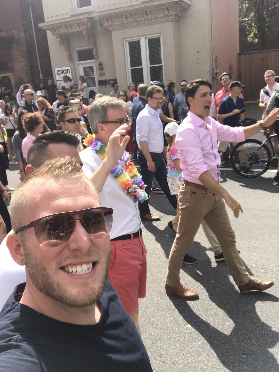 Tyler_onelove's tweet image. What an amazing day at #PrideOttawa feeling the love #ProudToBeCanadian #AmazingLeader #loveislove #DiversityandInclusion @JustinTrudeau