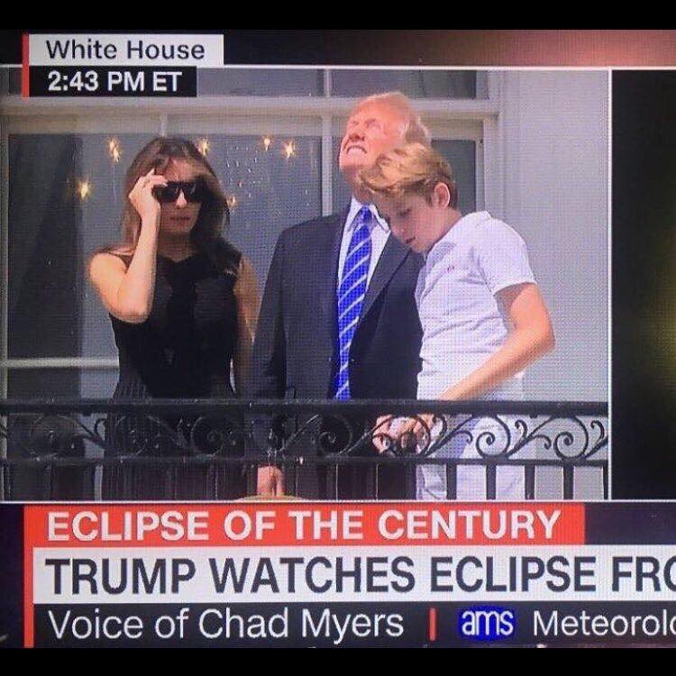 They won't teach you this in your classes, but look it up Trump wasn't wearing his glasses
