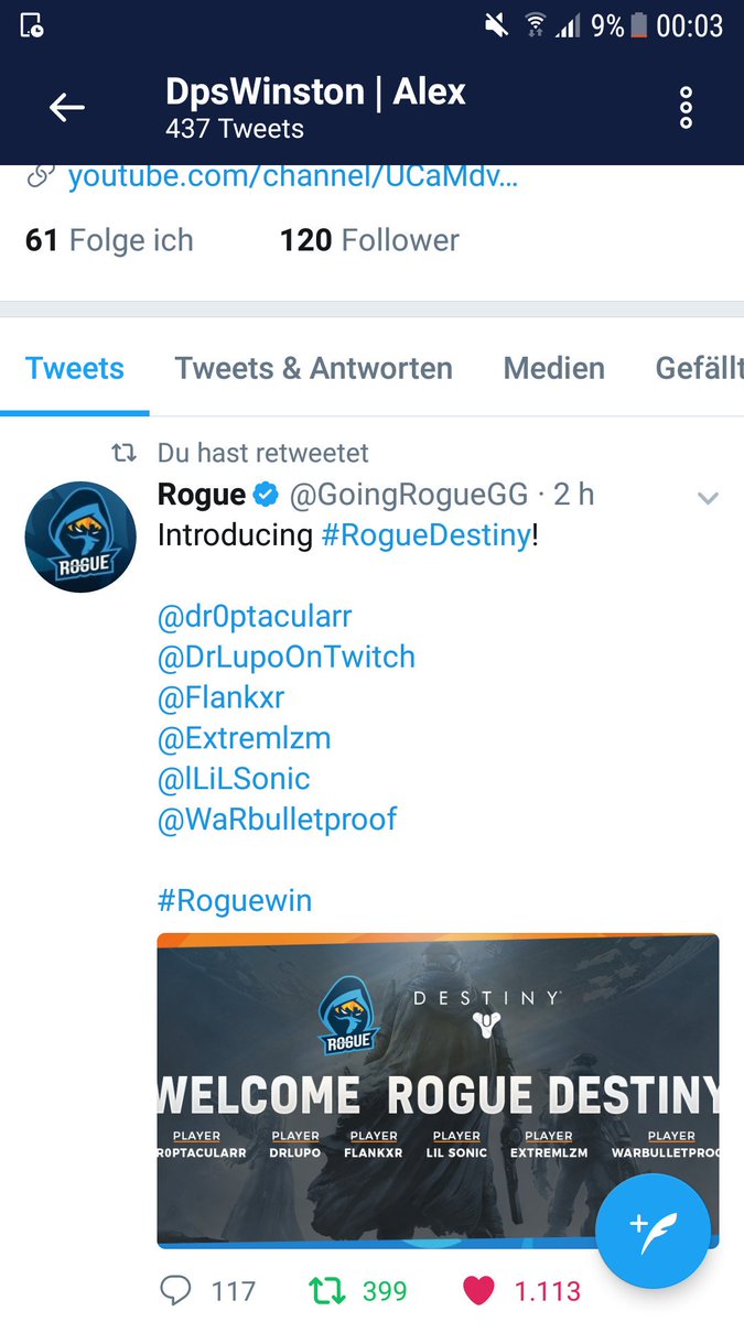 EgZoOW's tweet photo. Dat Moment when u can say u alrdy played against 2 #RogueDestiny Members in ur destiny career and even went positive ππ https://t.co/DnHVn4ulnK