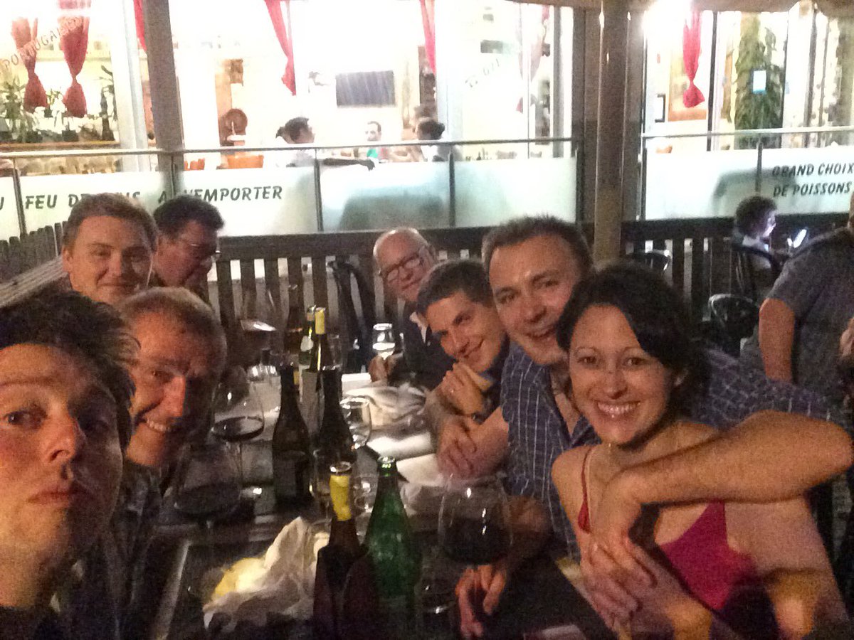 drcrickles's tweet photo. @rpoonline #brass #sectiondinner #snails #food #montreux #tour #apparentlythisiswork https://t.co/AazQ86sKSn