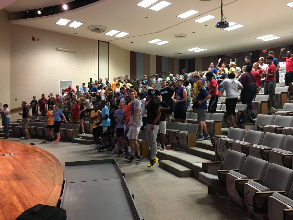 CIURams's tweet photo. Student-Athlete orientation is underway. Love having all our students together! https://t.co/Fb06rAWUhV